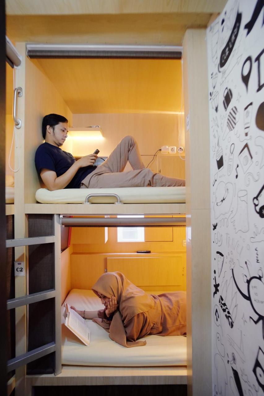 Inap At Capsule Hostel Bandung Dış mekan fotoğraf
